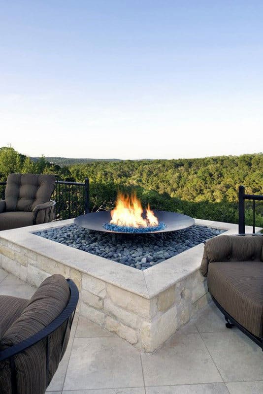 70 Outdoor Fireplace Designs For Men - Cool Fire Pit Ideas