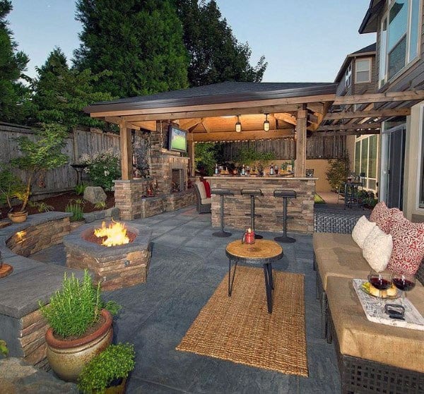 Top 50 Best Backyard Outdoor Bar Ideas Cool Watering Holes