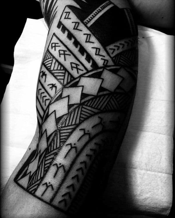 Samoan Tattoo Designs For Men Tribal Ink Ideas