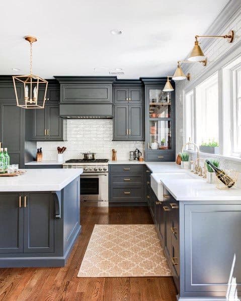 top 50 best grey kitchen ideas - refined interior designs