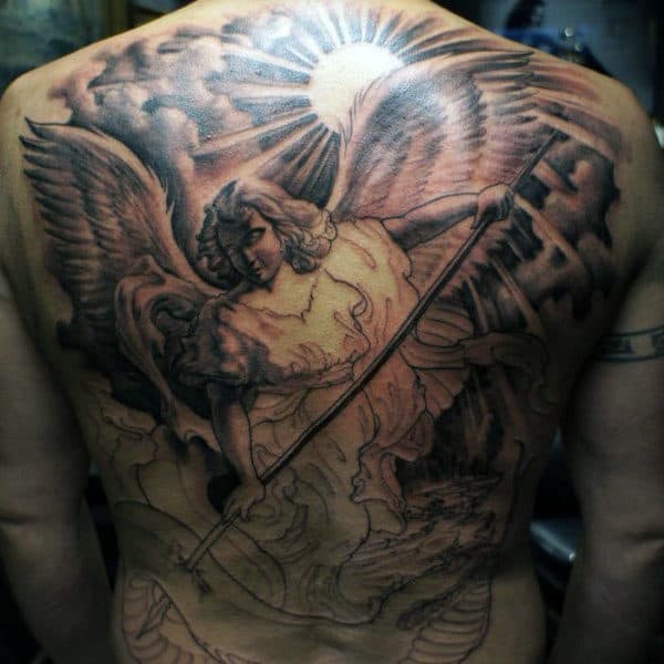 75 Remarkable Angel Tattoos For Men - Ink Ideas With Wings