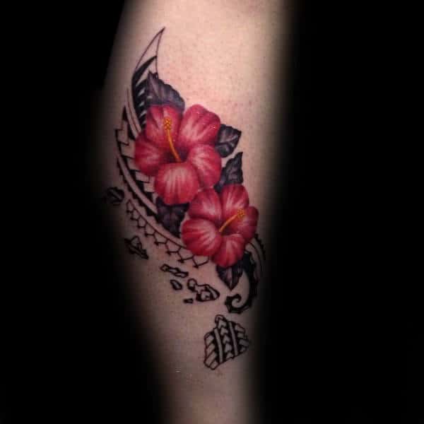 80 Hibiscus Tattoo Designs For Men - Flower Ink Ideas