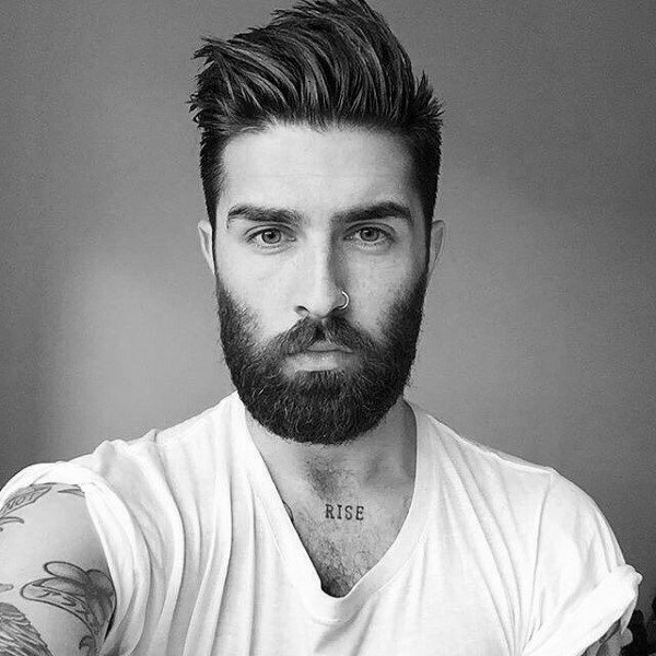 50 Hairstyles For Men With Beards - Masculine Haircut Ideas
