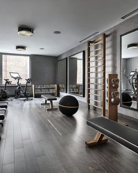 Top 40 Best Home Gym Floor Ideas - Fitness Room Flooring ...