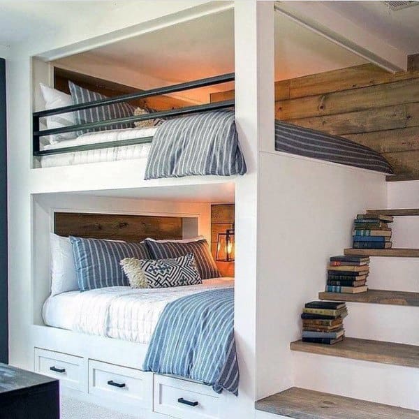 Top 70 Best Bunk Bed Ideas - Space Saving Bedroom Designs