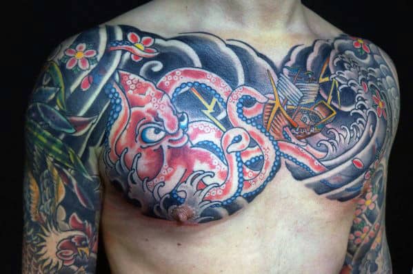 Japanese Octopus Tattoo Cover-Up Ideas - wide 4
