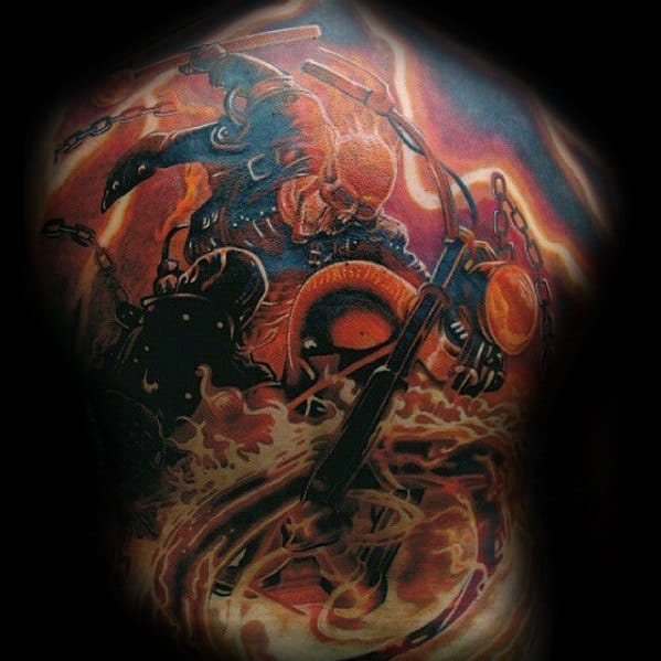 ghost rider tattoo