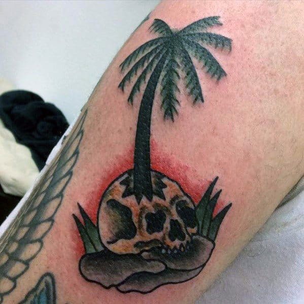 40 Skull Tree Tattoo Designs For Men - Cool Ink Ideas