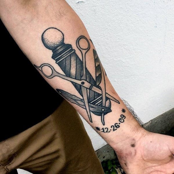 70 Scissors Tattoo Designs For Men - Sharp Ink Ideas