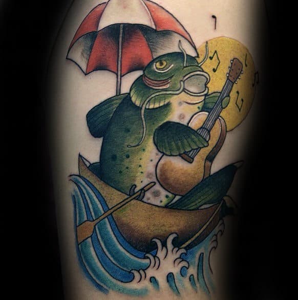 40 Catfish Tattoo Designs For Men - Aquatic Ink Ideas