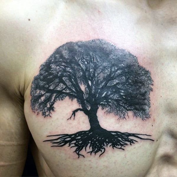 60 Tree Roots Tattoo Designs For Men - Manly Ink Ideas