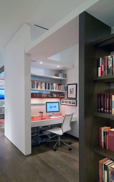 75 Small Home Office Ideas For Men - Masculine Interior Designs