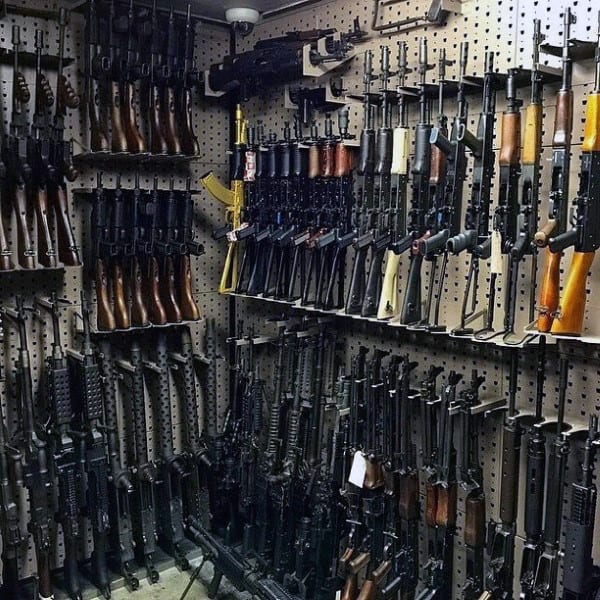 Cool Shelving For Gun Room Firearms
