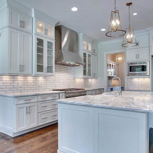 Top 60 Best White Kitchen Ideas - Clean Interior Designs