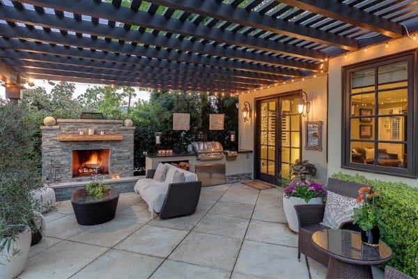 60 Concrete Patio Ideas - Unique Backyard Retreats