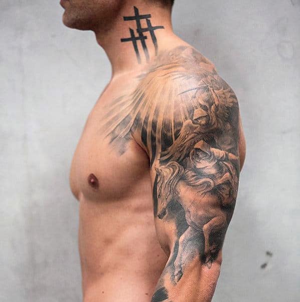 Neck Tattoos On Men Neck Tattoos Designs and Ideas for Men 