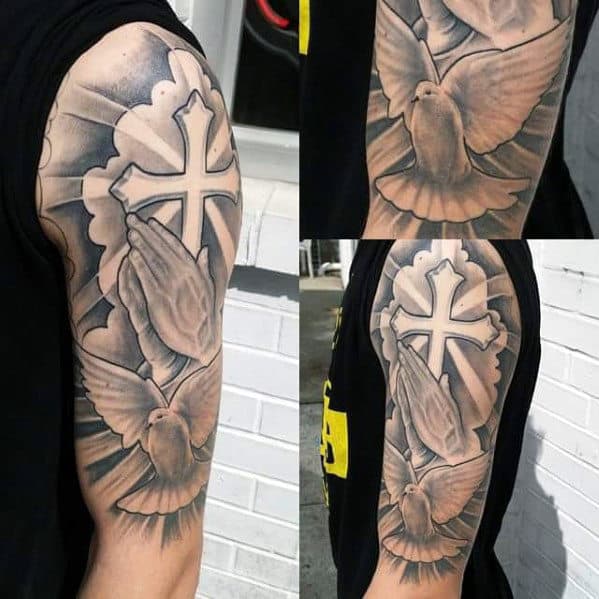 Top 60 Best Cross Tattoos For Men - Photo Ideas And Designs