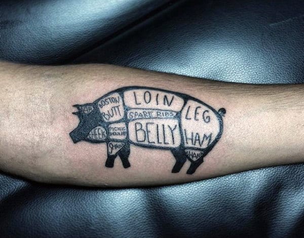 60 Culinary Tattoos For Men - Cooking Ink Ideas