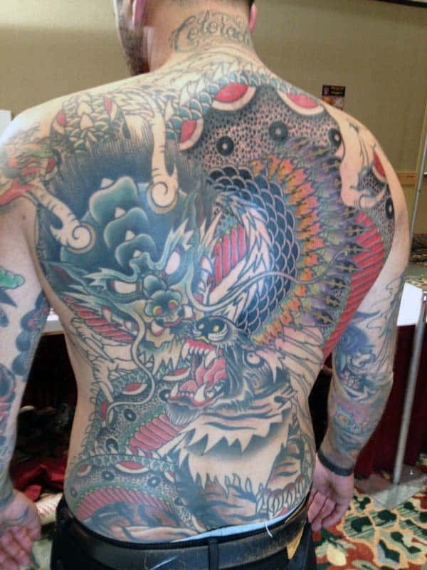 60 Dragon Back Tattoo Designs For Men - Breath Of Power