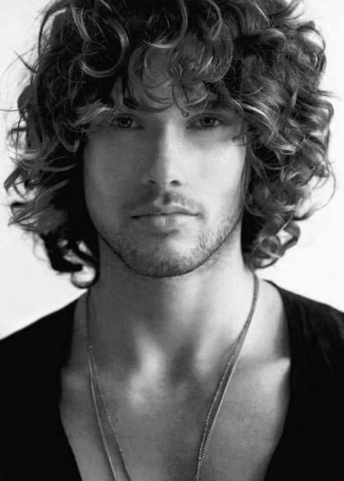 94 Simple Haircuts For Long Curly Hair Guys for Rounded Face