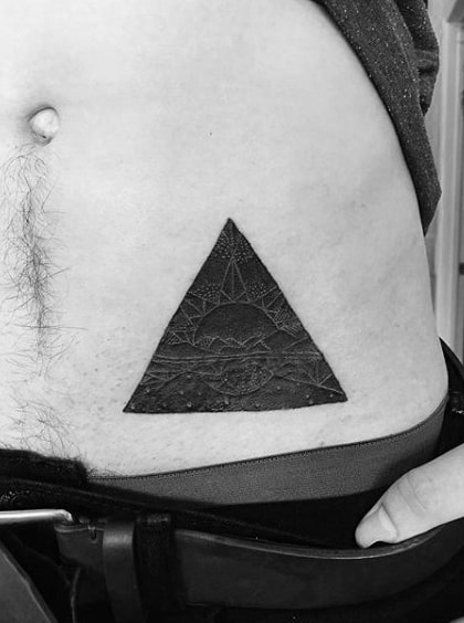 90 Triangle Tattoo Designs For Men - Manly Ink Ideas