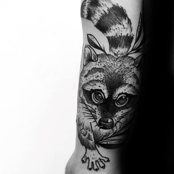 Tribal Raccoon Tattoo