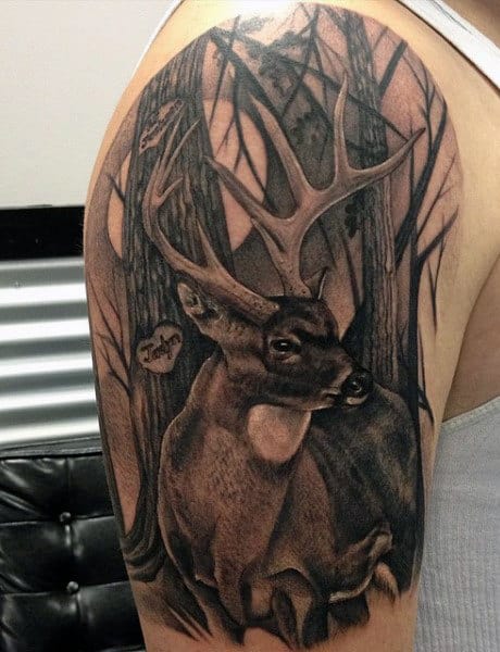 70 Hunting Tattoos For Men - Skills Of War In Times Of Peace