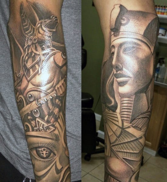 Egyptian Symbols Tattoo For Men