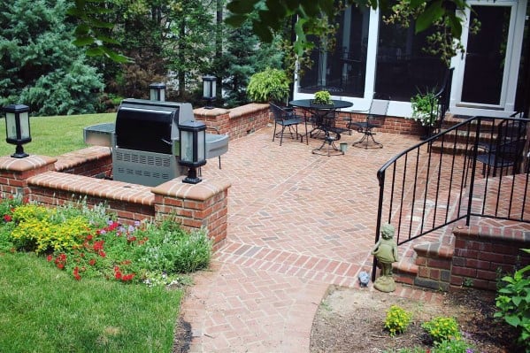 Top 50 Best Brick Patio Ideas - Home Backyard Designs