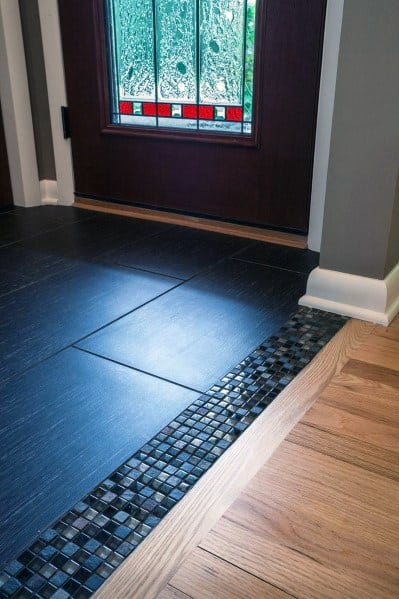 Tile Entryway Transition To Wood Floor Mycoffeepot Org