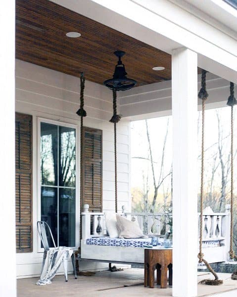 Top 70 Best Porch Ceiling Ideas Covered Space Designs