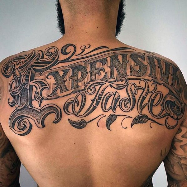 50 Upper Back Tattoos For Men - Masculine Ink Design Ideas