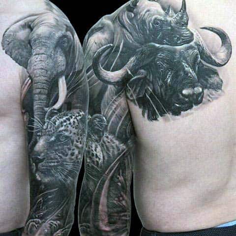 Intim tattoo elefant