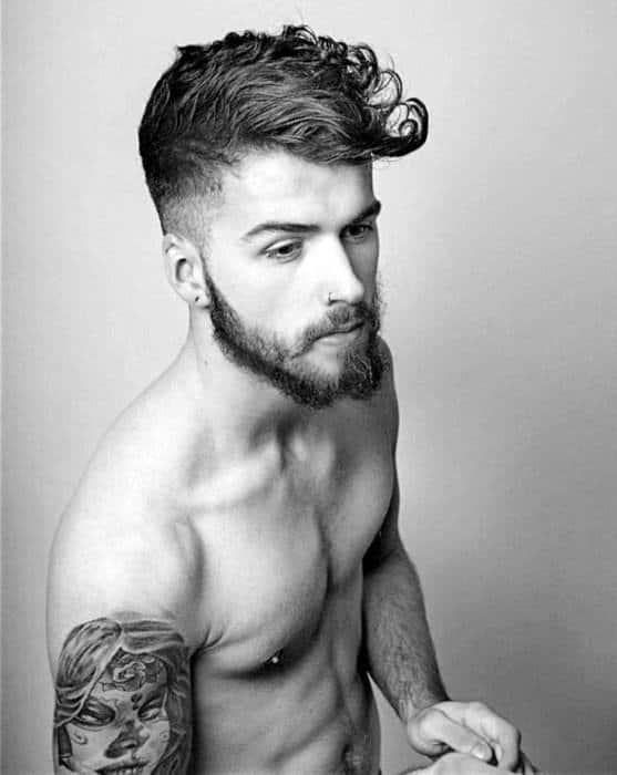 25 Curly Fade Haircuts For Men Manly Semi Fro Hairstyles