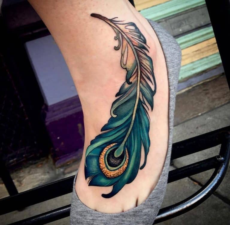 109 Best Peacock Feather Tattoos