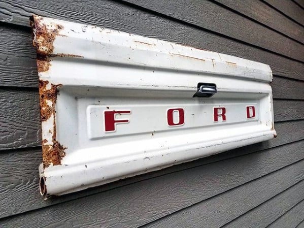 Ford Tailgate Mens Bachelor Pad Decor On Wall