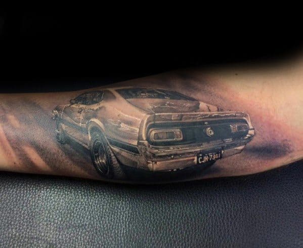 60 Ford Tattoos For Men - Automotive Design Ideas