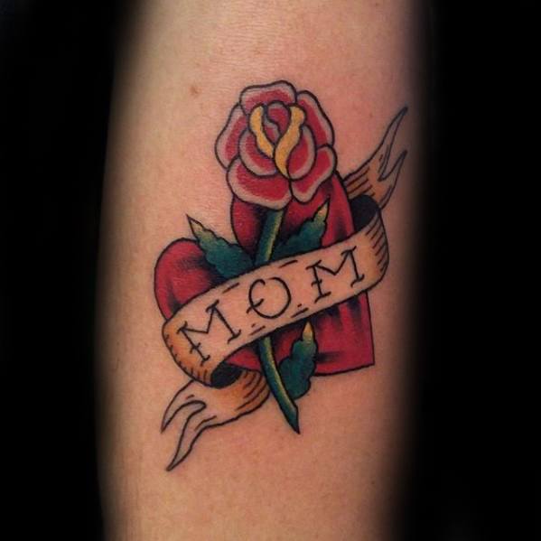 40 Traditional Mom Tattoo Designs For Men Memoria