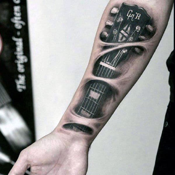 100 Music Tattoos For Men - Manly Designs With Harmony