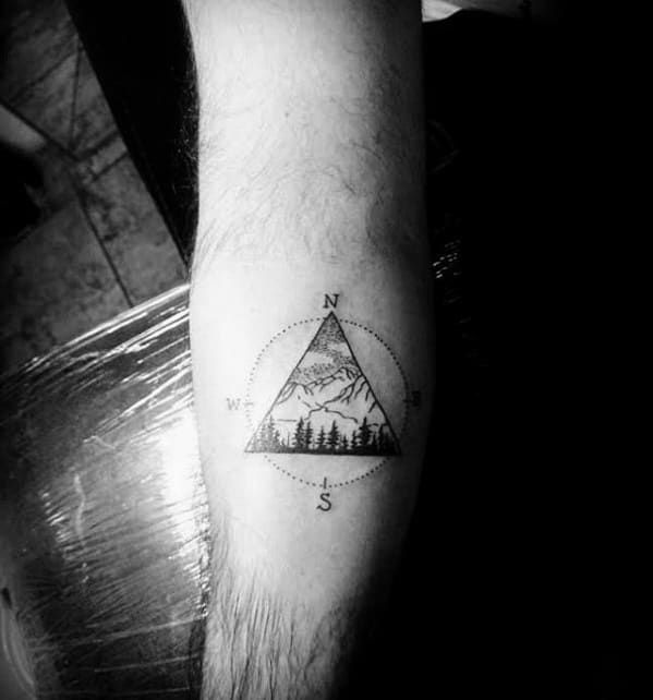 50 Small Geometric Tattoos For Men - Manly Shape Ink Ideas