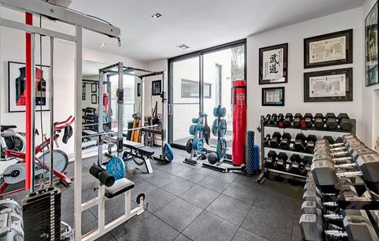 Free Weight Rack Home Gym Designs