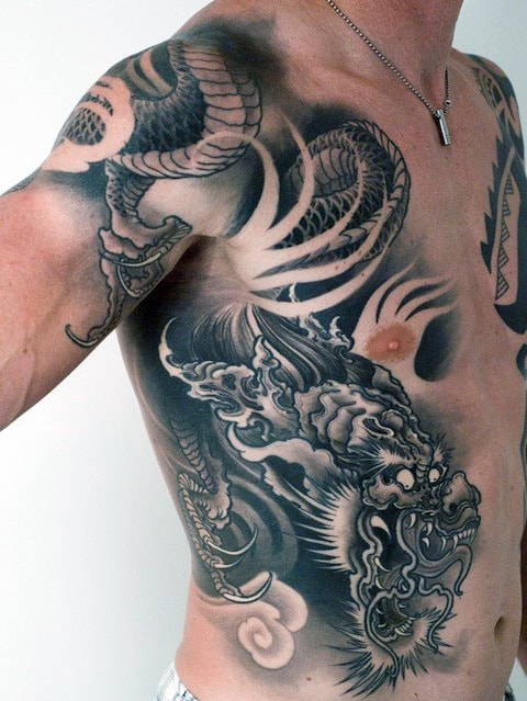 50 Deadly Dragon Tattoos For Men - Manly Mythical Monsters