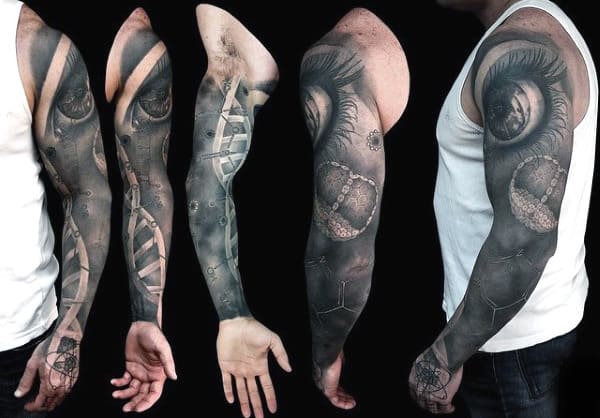 Science Tattoo Sleeve