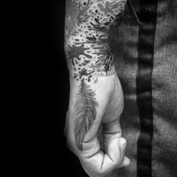 40 Side Hand Tattoos For Men  Palm Edge Design Ideas
