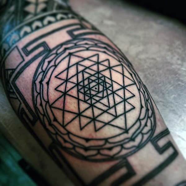 90 Triangle Tattoo Designs For Men - Manly Ink Ideas