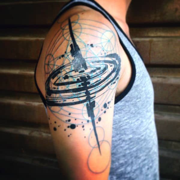 Top 100 Best Science Tattoos For Men - Manly Design Ideas