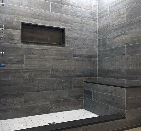 top 50 best shower bench ideas - relaxing bathroom seat designs