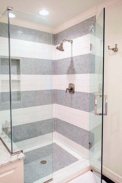 Top 50 Best Subway Tile Shower Ideas - Bathroom Designs