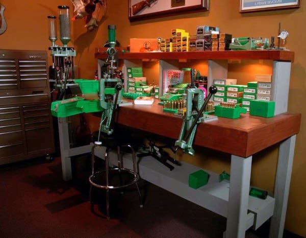 Gun Room With Reloading Table