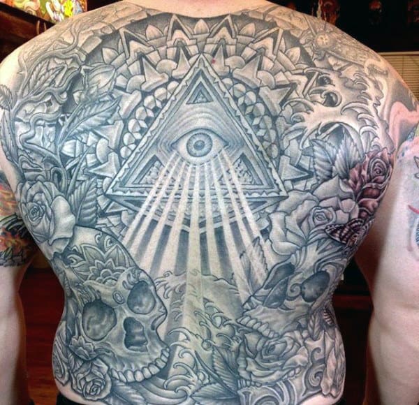 40 Pyramid Tattoo Designs For Men - Ink Ideas With A ...